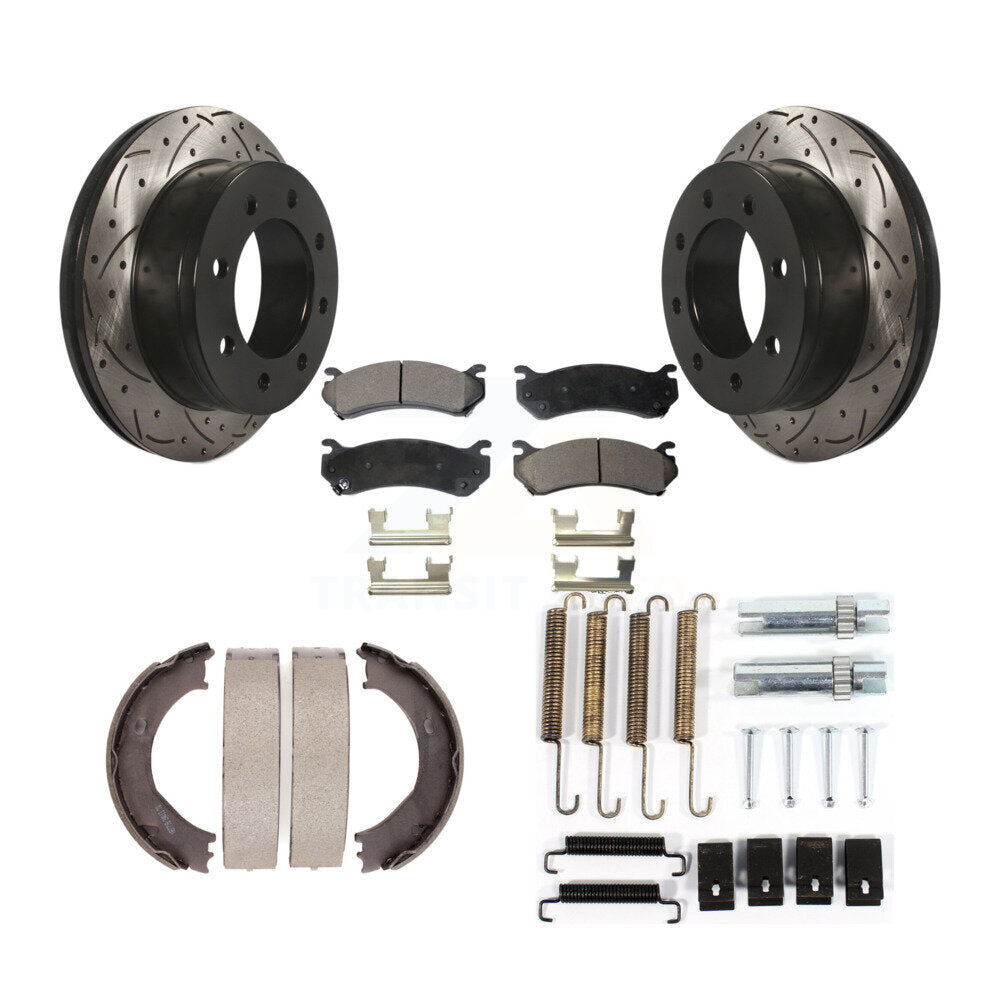Transit Auto KDT-101821 Disc Brake Kit for 2004-2006 Chevrolet Silverado 3500, GMC Sierra 3500 - Rear