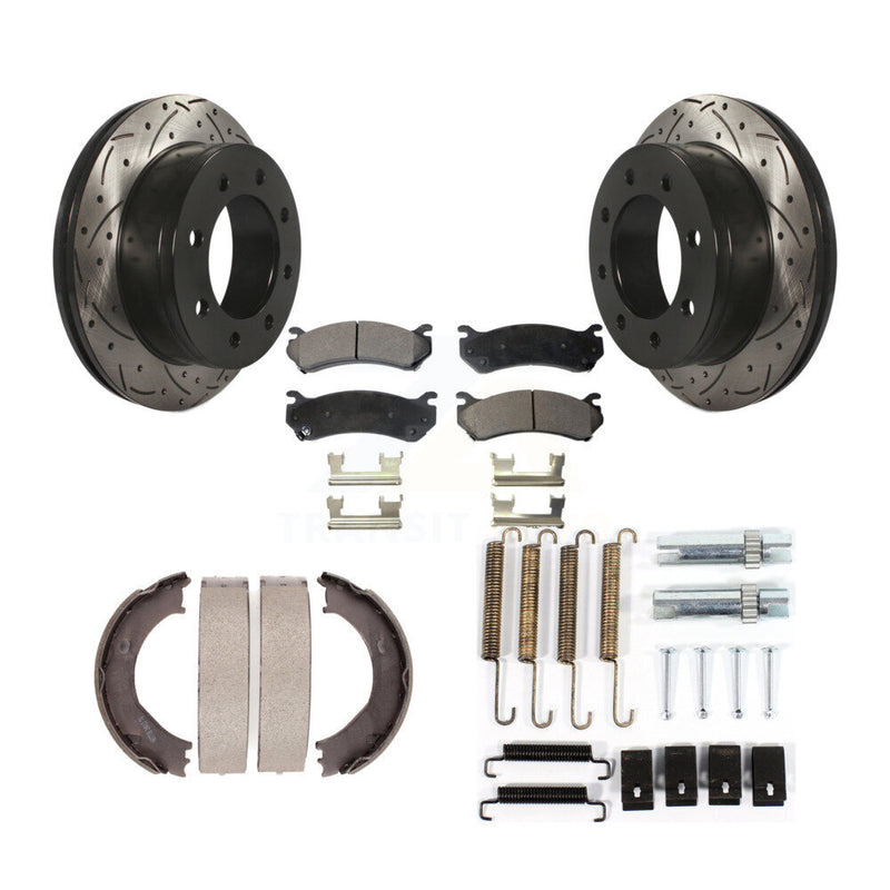 Transit Auto KDT-101821 Disc Brake Kit for 2004-2006 Chevrolet Silverado 3500, GMC Sierra 3500 - Rear