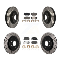 Transit Auto KDT-101822 Disc Brake Kit for 2019-2020 Hyundai Santa Fe - Front and Rear