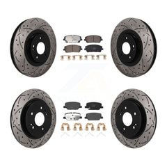 Transit Auto KDT-101823 Disc Brake Kit for 2020-2024 Hyundai Palisade, Kia Telluride - Front and Rear