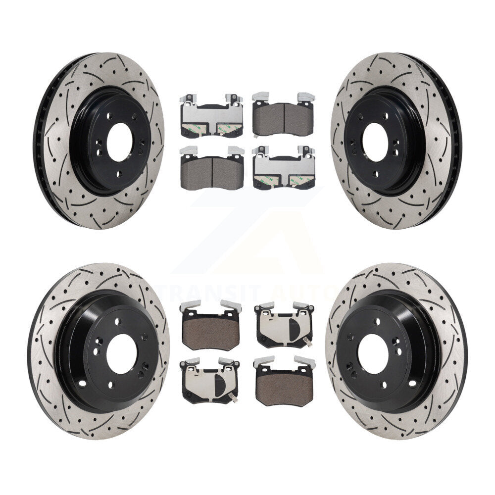 Transit Auto KDT-101824 Disc Brake Kit for 2023 Genesis G70 - Front and Rear