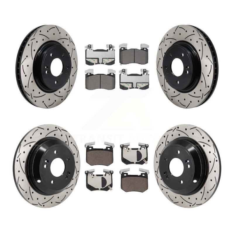 Transit Auto KDT-101824 Disc Brake Kit for 2023 Genesis G70 - Front and Rear