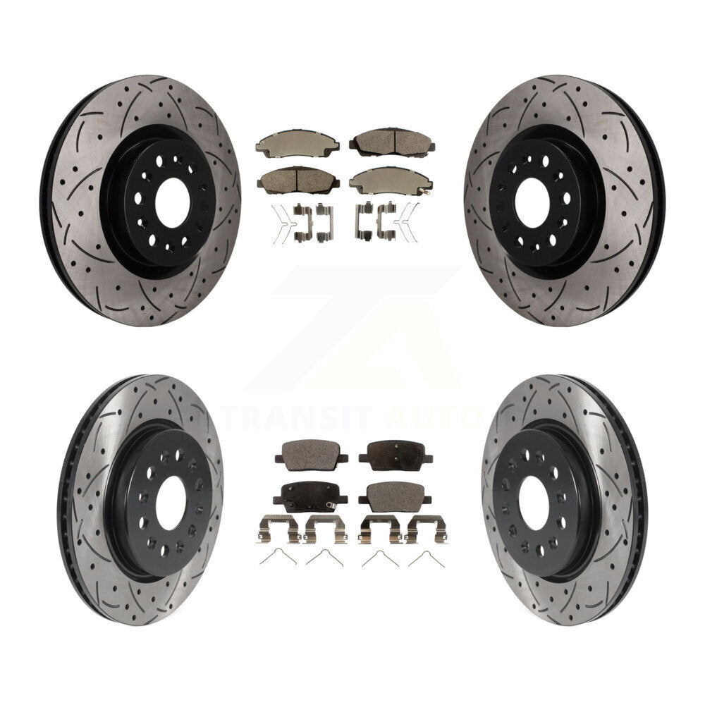 Transit Auto KDT-101825 Disc Brake Kit for 2017-2020 Cadillac XT6, Buick Enclave, Cadillac XT5 - Front and Rear