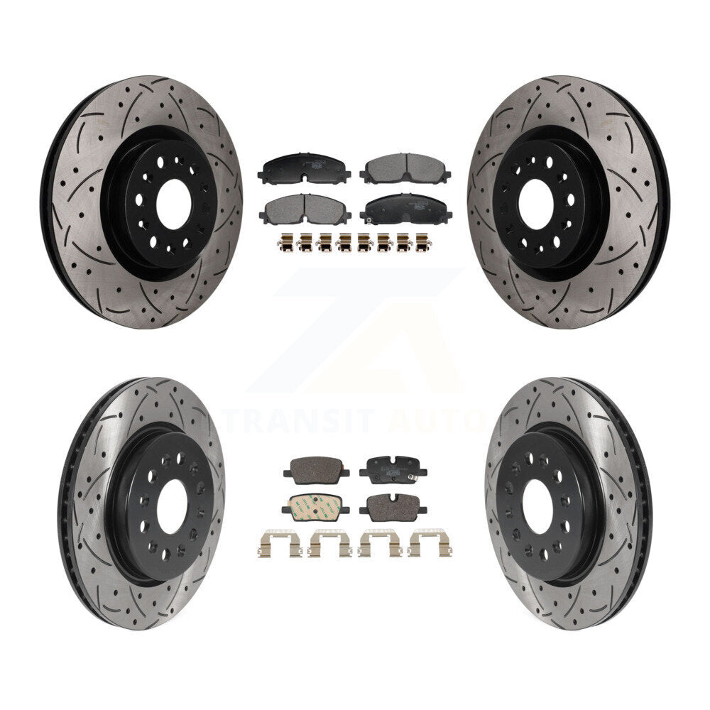 Transit Auto KDT-101826 Disc Brake Kit for 2021 Buick Enclave, Cadillac XT5, Cadillac XT6 - Front and Rear