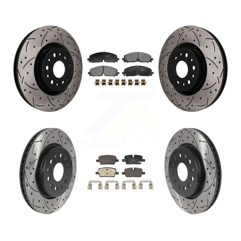 Transit Auto KDT-101826 Disc Brake Kit for 2021 Buick Enclave, Cadillac XT5, Cadillac XT6 - Front and Rear