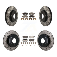 Transit Auto KDT-101827 Disc Brake Kit for 2019-2023 Nissan Altima - Front and Rear