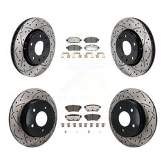 Transit Auto KDT-101828 Disc Brake Kit for 2021-2023 Nissan Kicks - Front and Rear