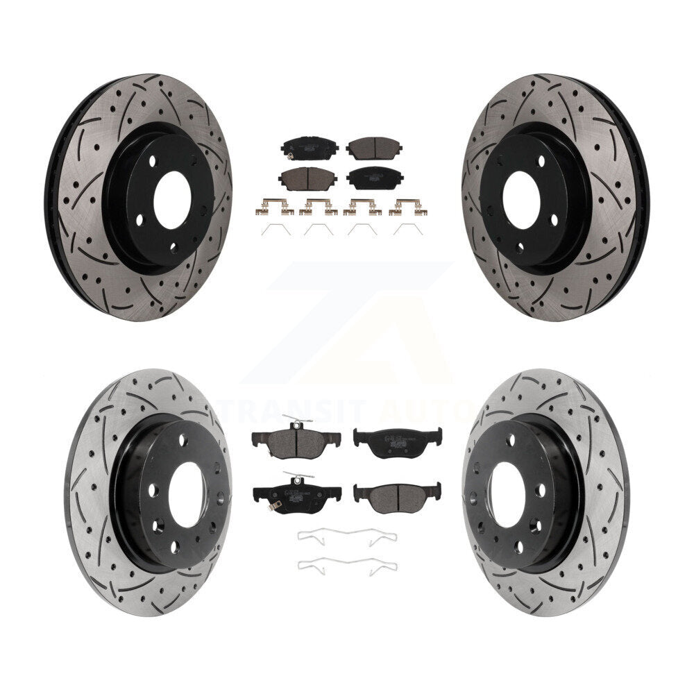 Transit Auto KDT-101829 Disc Brake Kit for 2019-2023 Mazda 3, Mazda 3 Sport - Front and Rear