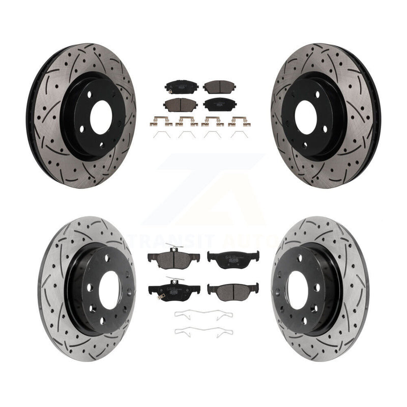 Transit Auto KDT-101829 Disc Brake Kit for 2019-2023 Mazda 3, Mazda 3 Sport - Front and Rear