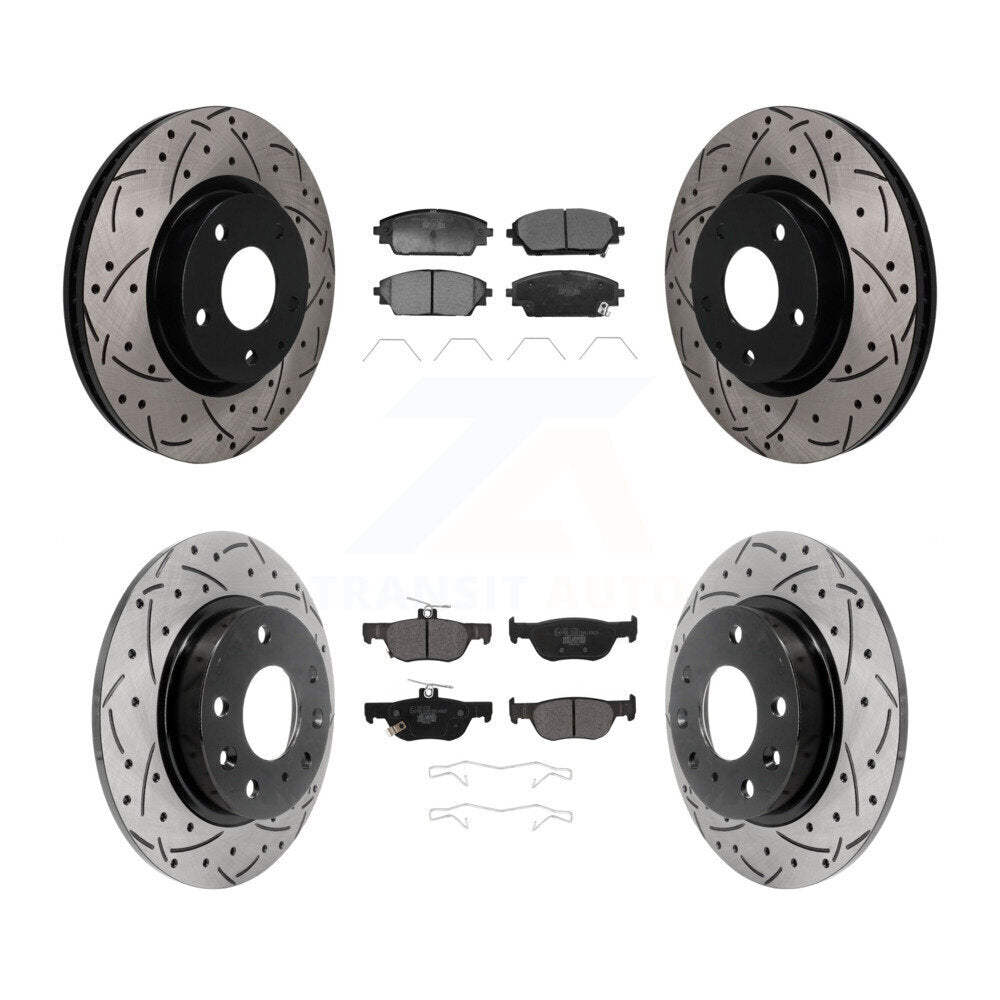 Transit Auto KDT-101830 Disc Brake Kit for 2020-2023 Mazda CX-30 - Front and Rear