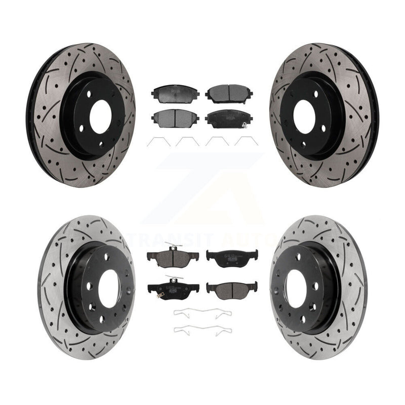 Transit Auto KDT-101830 Disc Brake Kit for 2020-2023 Mazda CX-30 - Front and Rear