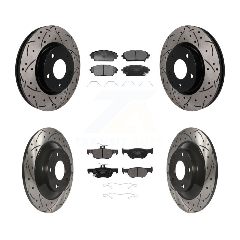 Transit Auto KDT-101831 Disc Brake Kit for 2020-2023 Mazda CX-30 - Front and Rear