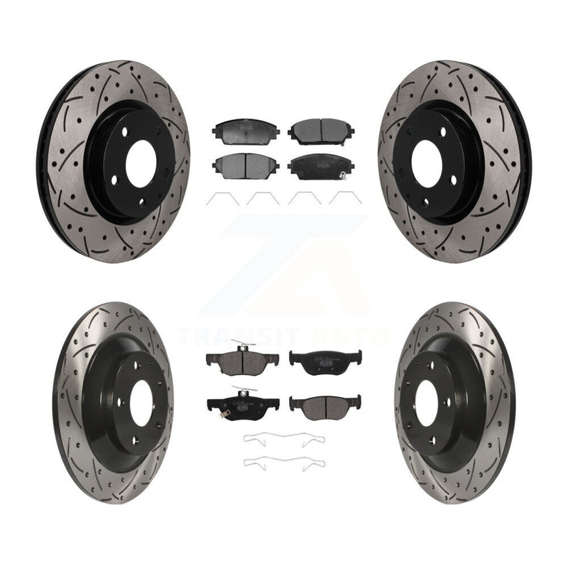 Transit Auto KDT-101831 Disc Brake Kit for 2020-2023 Mazda CX-30 - Front and Rear