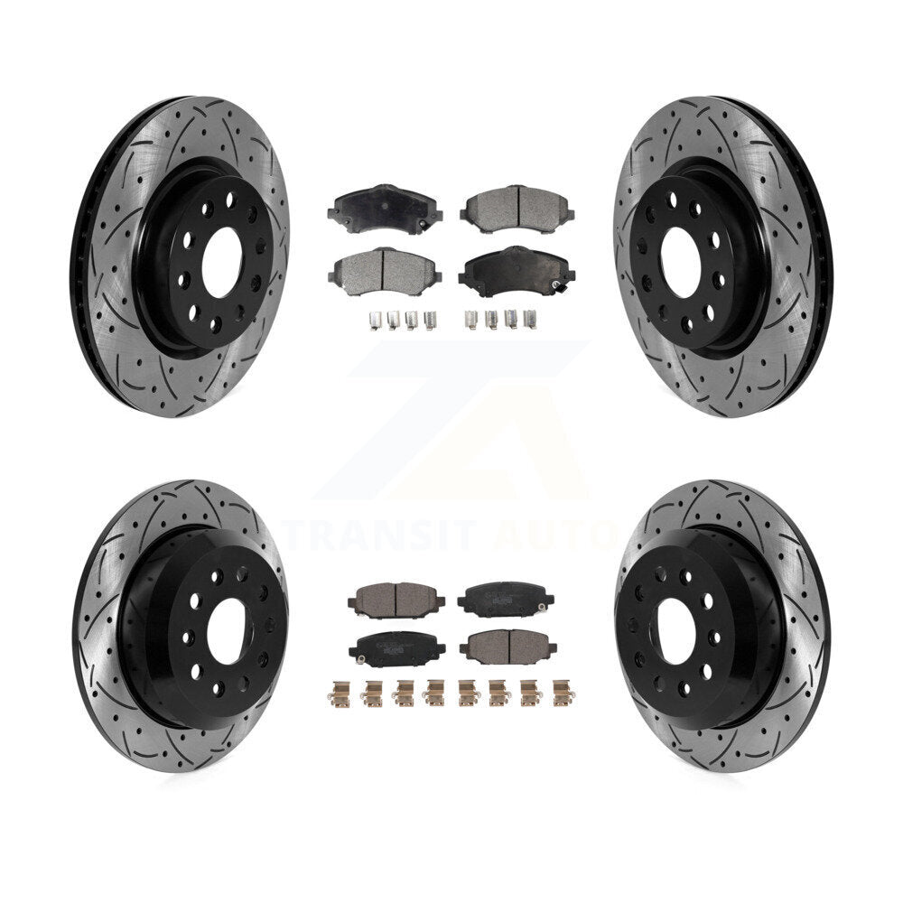 Transit Auto KDT-101834 Disc Brake Kit for 2018-2020 Jeep Wrangler - Front and Rear