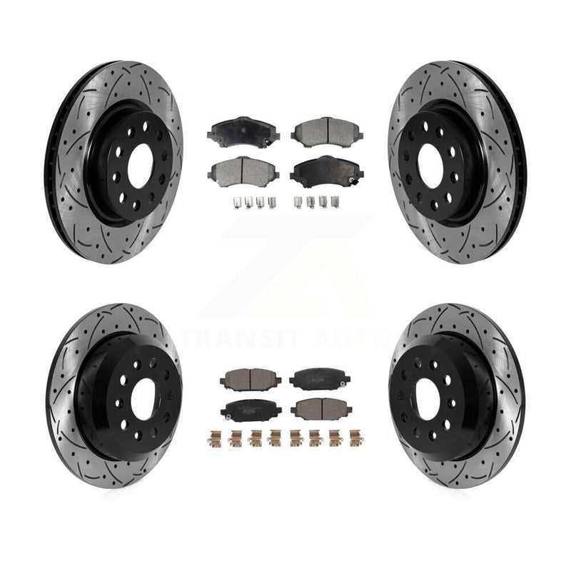Transit Auto KDT-101834 Disc Brake Kit for 2018-2020 Jeep Wrangler - Front and Rear