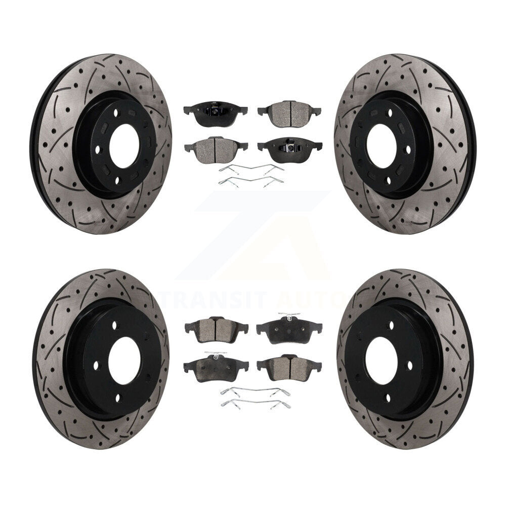 Transit Auto KDT-101838 Disc Brake Kit for 2004-2013 Mazda 3 Sport, Mazda 3 - Front and Rear