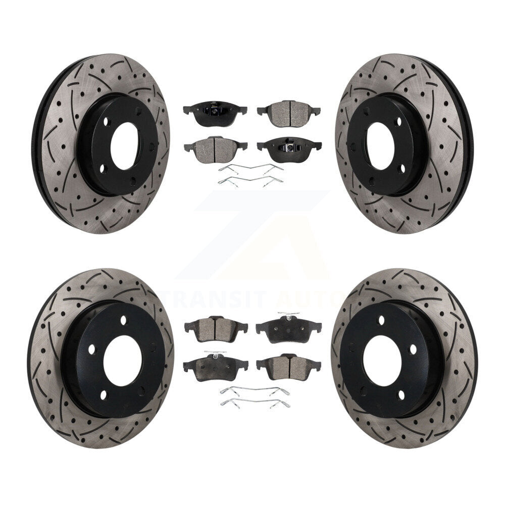 Transit Auto KDT-101839 Disc Brake Kit for 2006-2013 Mazda 3 Sport, Mazda 3 - Front and Rear