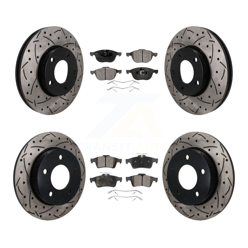 Transit Auto KDT-101839 Disc Brake Kit for 2006-2013 Mazda 3 Sport, Mazda 3 - Front and Rear