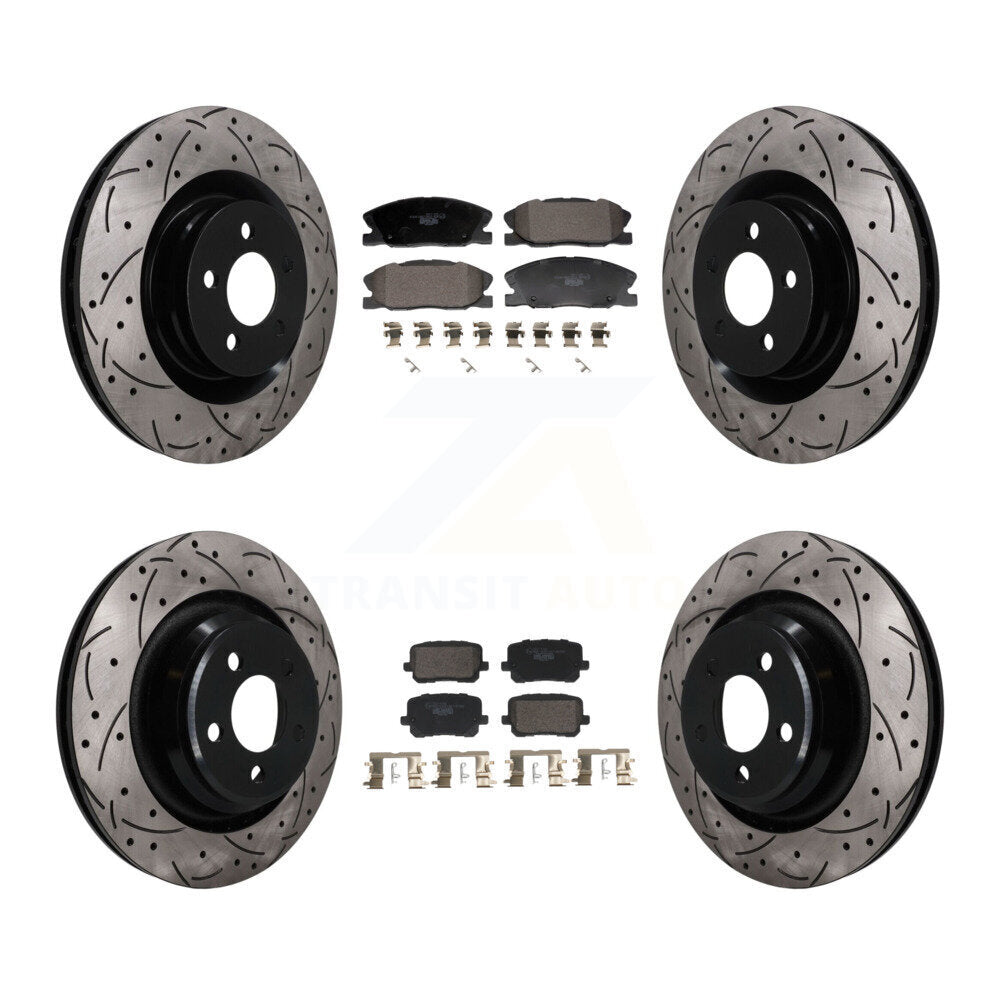 Transit Auto KDT-101843 Disc Brake Kit for 2014-2021 Dodge Charger - Front and Rear