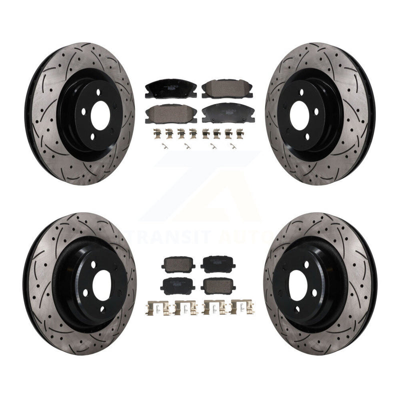 Transit Auto KDT-101843 Disc Brake Kit for 2014-2021 Dodge Charger - Front and Rear