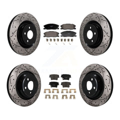 Transit Auto KDT-101846 Disc Brake Kit for 2015 Dodge Charger - Front and Rear