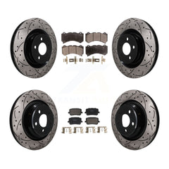Transit Auto KDT-101848 Disc Brake Kit for 2016 Dodge Charger - Front and Rear