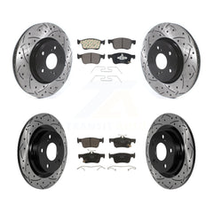Transit Auto KDT-101850 Disc Brake Kit for 2024 Acura Integra - Front and Rear
