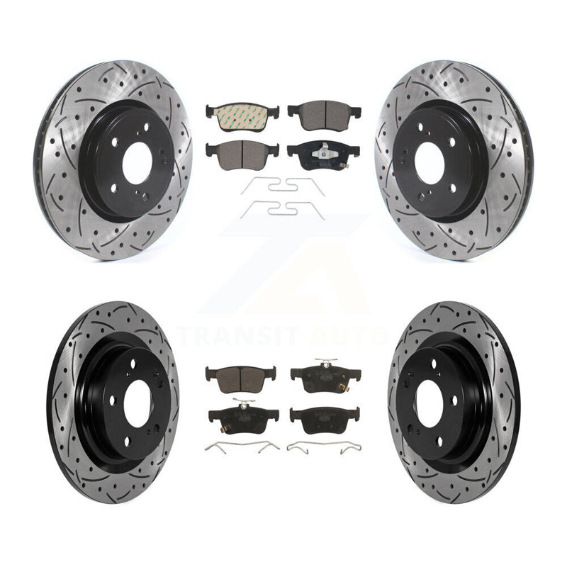 Transit Auto KDT-101850 Disc Brake Kit for 2024 Acura Integra - Front and Rear