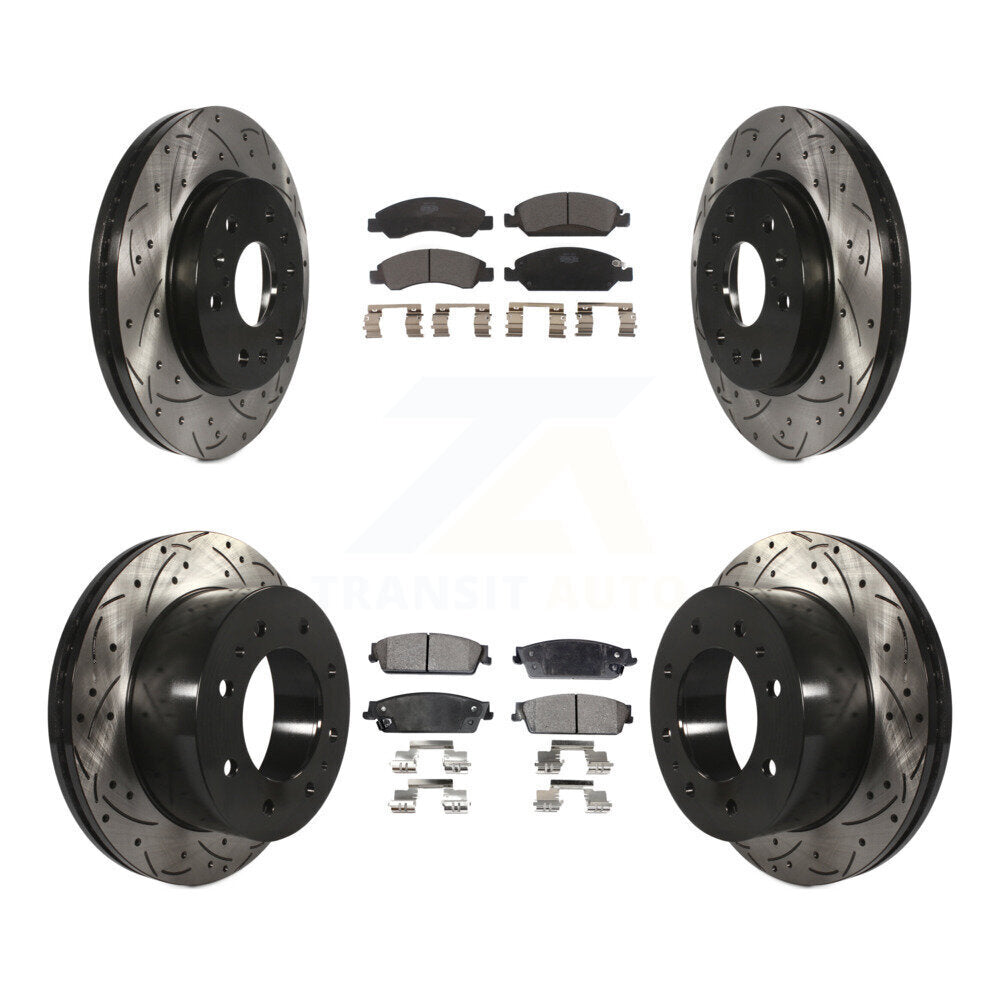 Transit Auto KDT-101852 Disc Brake Kit for 2011 Chevrolet Silverado 1500 - Front and Rear