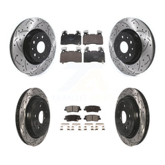 Transit Auto KDT-101854 Disc Brake Kit for 2015 Cadillac CTS - Front and Rear