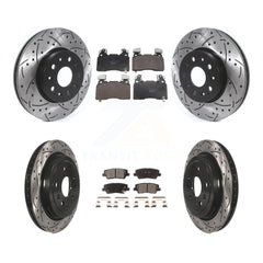 Transit Auto KDT-101855 Disc Brake Kit for 2016-2019 Cadillac CTS - Front and Rear
