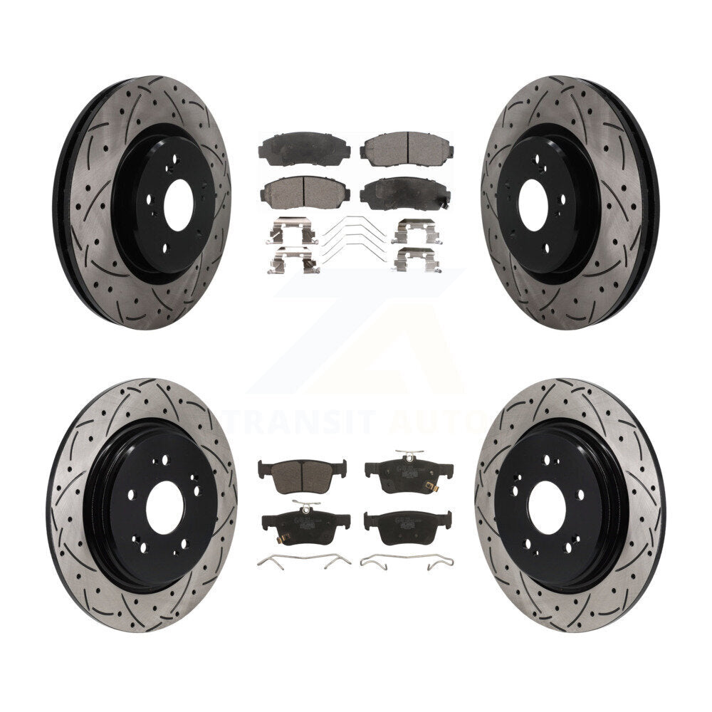 Transit Auto KDT-101856 Disc Brake Kit for 2019-2021 Acura RDX - Front and Rear