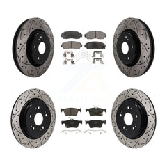 Transit Auto KDT-101856 Disc Brake Kit for 2019-2021 Acura RDX - Front and Rear
