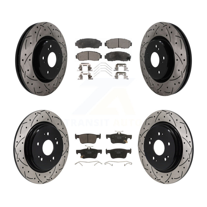 Transit Auto KDT-101856 Disc Brake Kit for 2019-2021 Acura RDX - Front and Rear