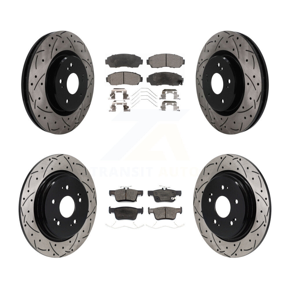 Transit Auto KDT-101857 Disc Brake Kit for 2022-2024 Acura RDX - Front and Rear