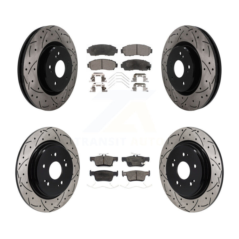 Transit Auto KDT-101857 Disc Brake Kit for 2022-2024 Acura RDX - Front and Rear