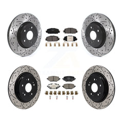 Transit Auto KDT-101858 Disc Brake Kit for 2023 Honda HR-V - Front and Rear