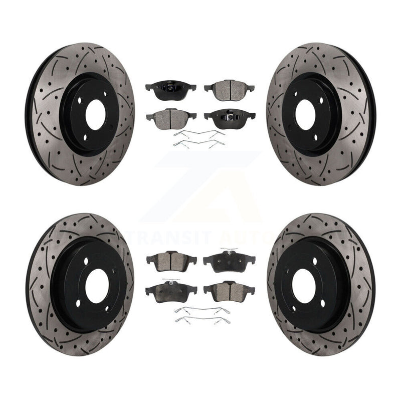 Transit Auto KDT-101859 Disc Brake Kit for 2018-2022 Ford EcoSport - Front and Rear
