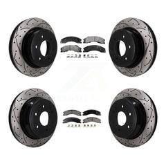 Transit Auto KDT-101862 Disc Brake Kit for 2016-2024 Nissan TITAN XD - Front and Rear
