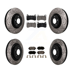 Transit Auto KDT-101864 Disc Brake Kit for 2018 Land Rover Range Rover - Front and Rear