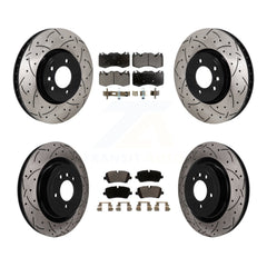 Transit Auto KDT-101865 Disc Brake Kit for 2020-2021 Land Rover Range Rover Sport, Land Rover Range Rover - Front and Rear