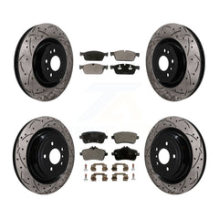 Transit Auto KDT-101867 Disc Brake Kit for 2017 Mercedes-Benz GLS350d - Front and Rear