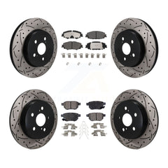 Transit Auto KDT-101869 Disc Brake Kit for 2019 Toyota Corolla - Front and Rear