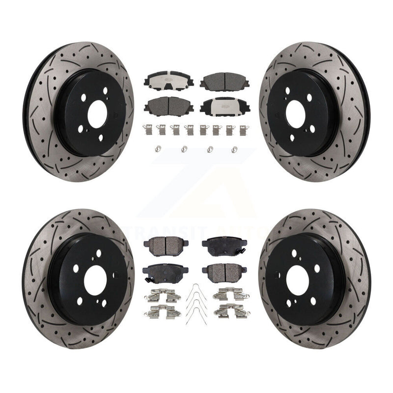 Transit Auto KDT-101869 Disc Brake Kit for 2019 Toyota Corolla - Front and Rear
