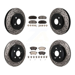 Transit Auto KDT-101870 Disc Brake Kit for 2020-2022 Toyota Corolla - Front and Rear