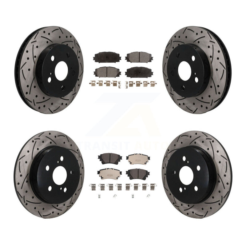 Transit Auto KDT-101870 Disc Brake Kit for 2020-2022 Toyota Corolla - Front and Rear