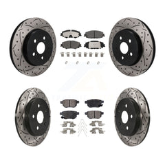 Transit Auto KDT-101871 Disc Brake Kit for 2020-2022 Toyota Corolla, Toyota Prius Prime - Front and Rear