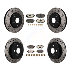 Transit Auto KDT-101873 Disc Brake Kit for 2019-2021 Toyota C-HR - Front and Rear
