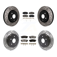 Transit Auto KDT-101874 Disc Brake Kit for 2019 Toyota C-HR - Front and Rear