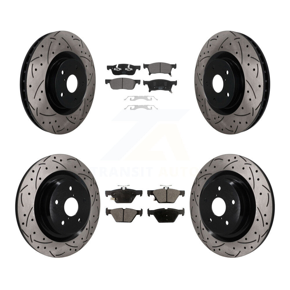 Transit Auto KDT-101875 Disc Brake Kit for 2019-2024 Subaru Ascent - Front and Rear